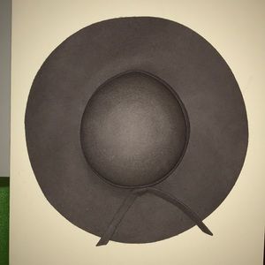 Floppy Gray Wool Hat